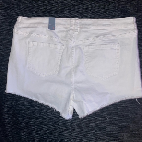 Torrid Mid Rise Vintage Stretch Shortie Short 18 - Picture 4 of 5